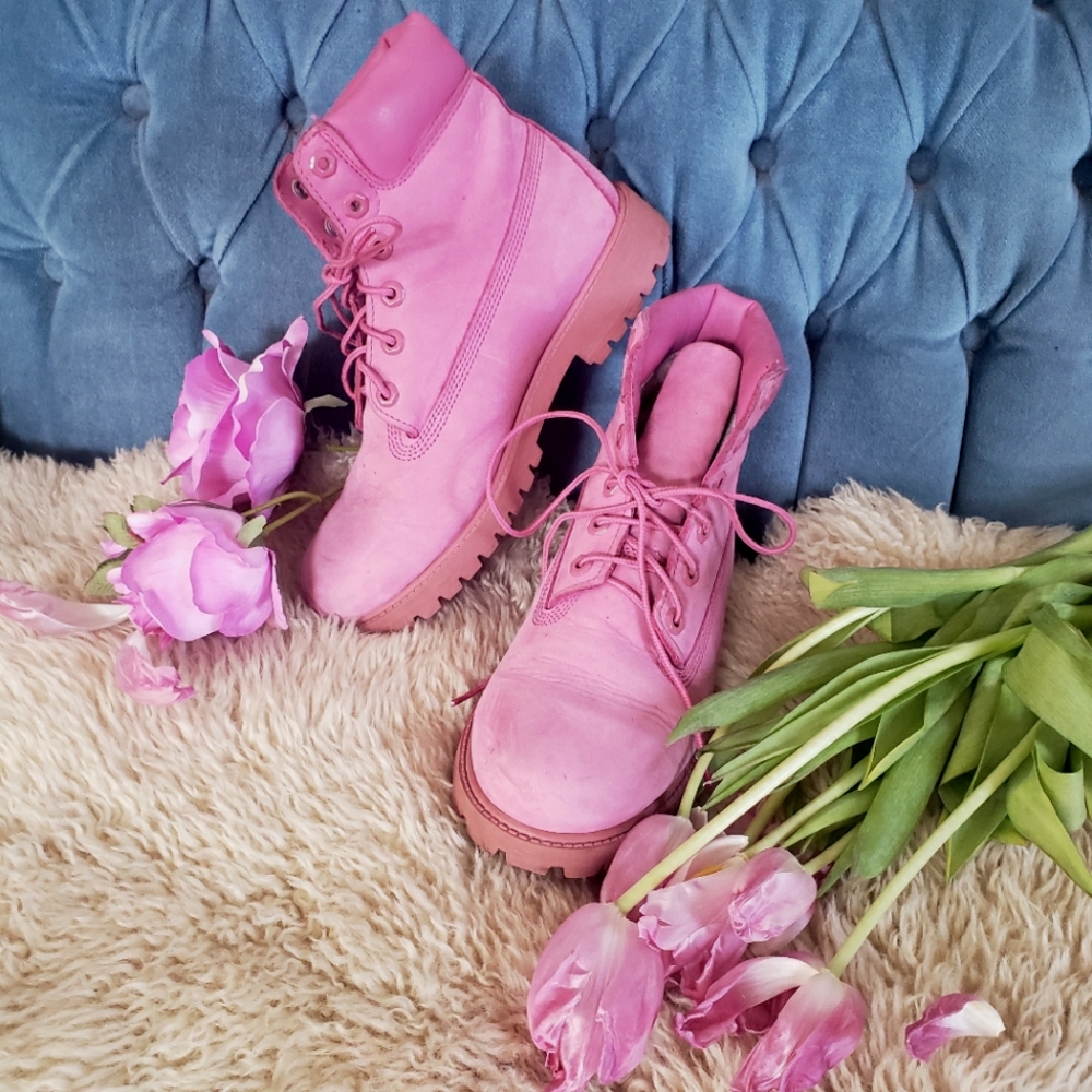 Pink Barbie Timberlands🎀